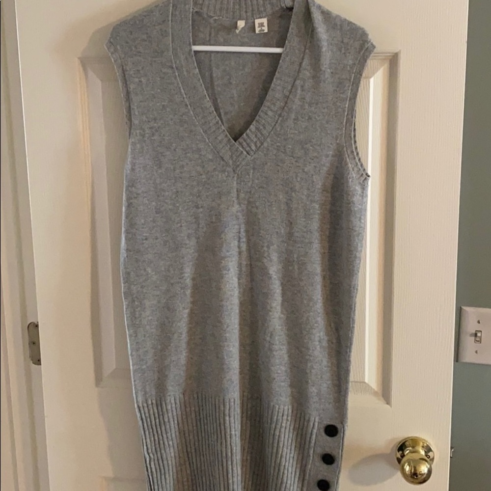 Anthropologie- Moth gray sweater dress,size medium